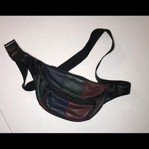 Vintage 90’s Leather Crossbody Bag and Fanny Pack